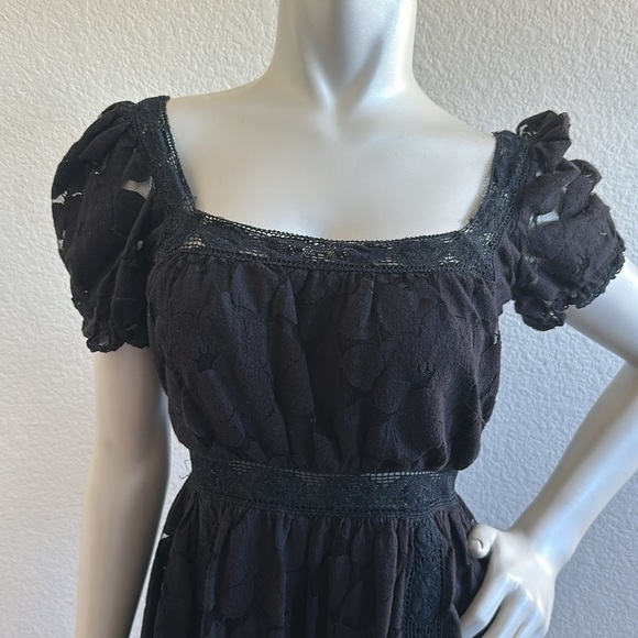 Anna Sui Black Lace Dress - Picture 5 of 8